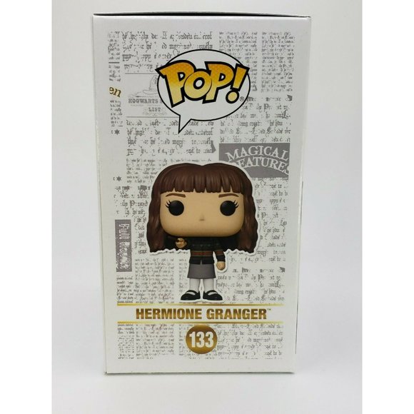 Funko 133 HERMIONE GRANGER with Wand Harry Potter White Box Pop NEW Unopened - Picture 3 of 7